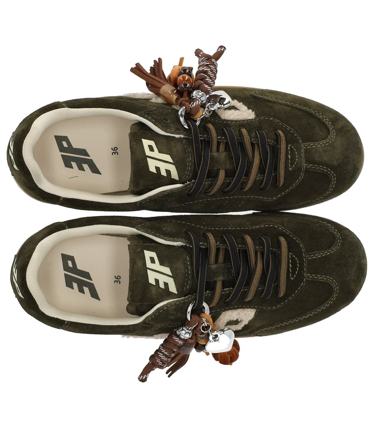 BASKETS TOR SUEDE VERT OLIVE 3P