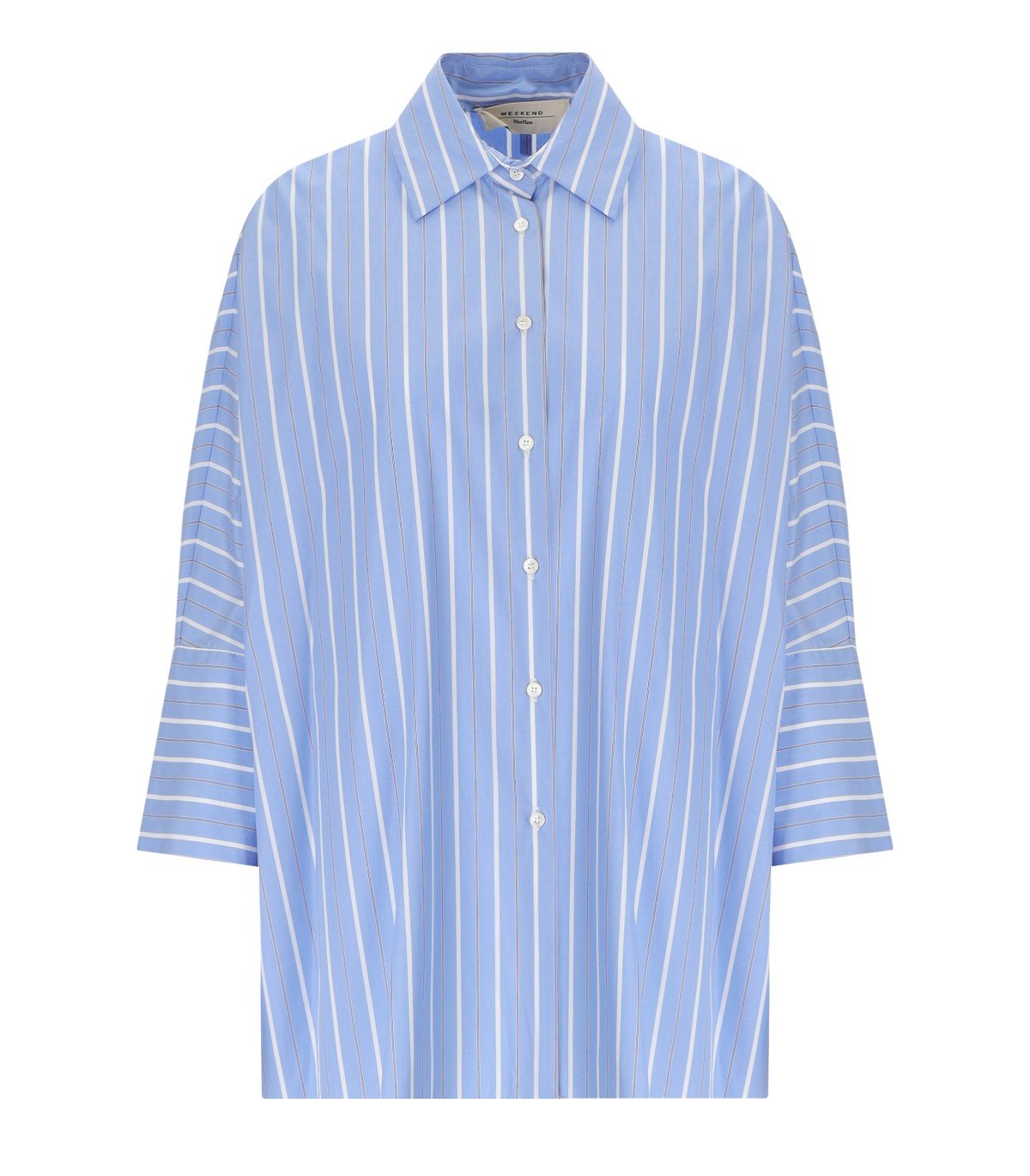 CAMICIA HUDSON A RIGHE AZZURRA MAX MARA WEEKEND