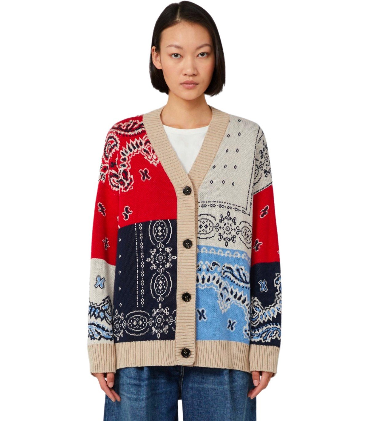 CARDIGAN BAOBAB MULTICOLORE MAX MARA WEEKEND