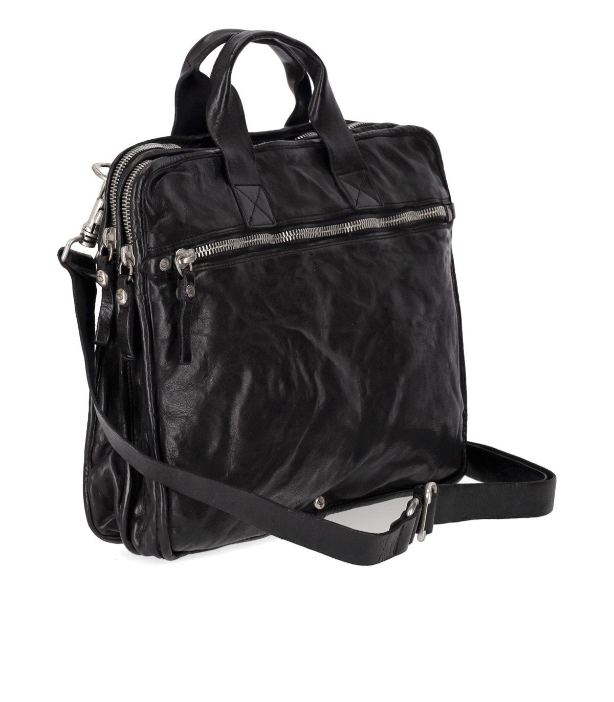 CAMPOMAGGI BLACK BRIEFCASE