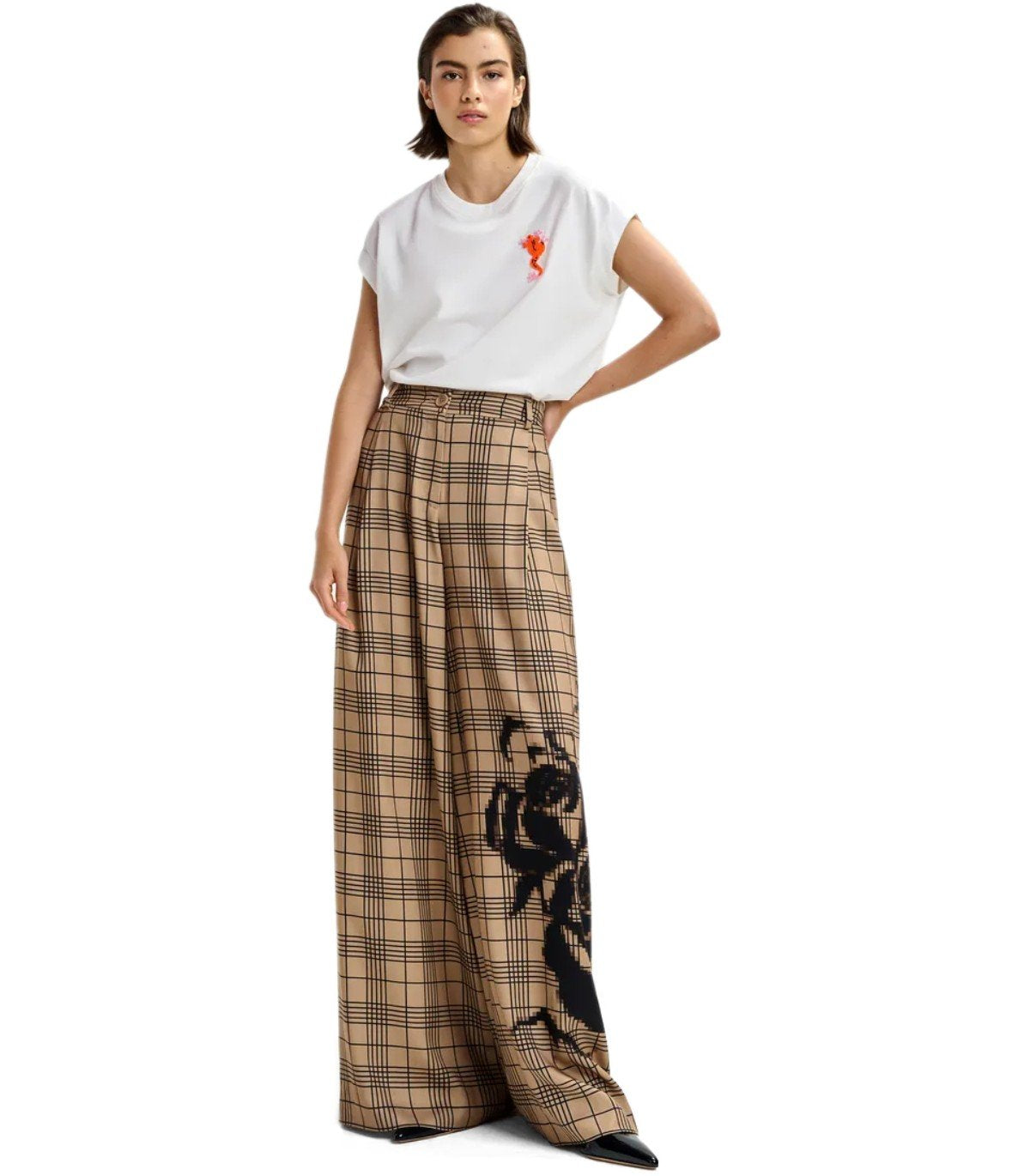 ESSENTIEL ANTWERP JUNGALA WHITE T-SHIRT