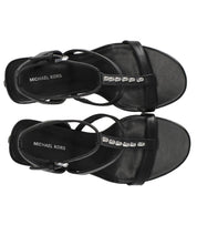 MICHAEL KORS NARA BLACK HEELED SANDAL