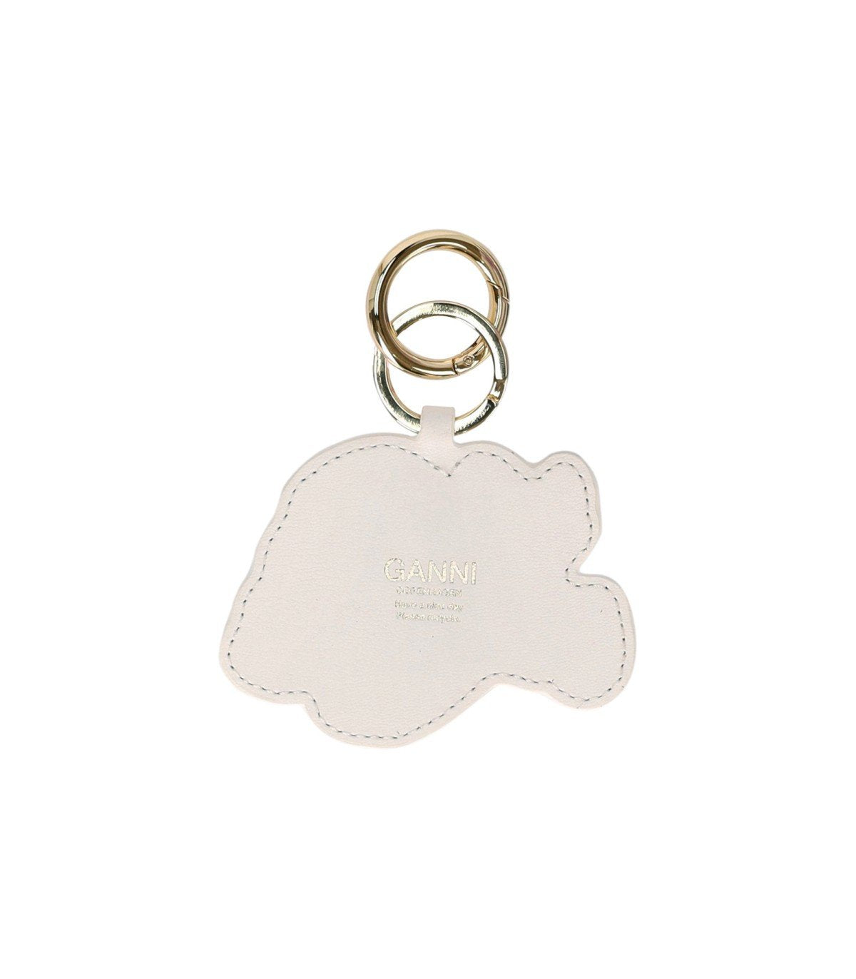 GANNI PUPPY BRUIN SLEUTELHANGER