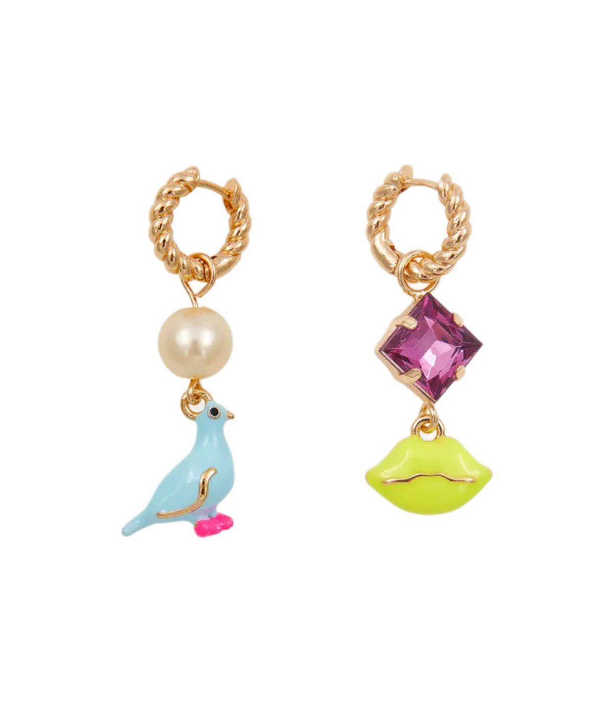 ESSENTIEL ANTWERP JHOLY GOLD EARRINGS