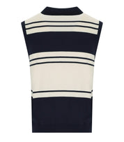 TOP NAZIONE BIANCO E BLU MAX MARA WEEKEND