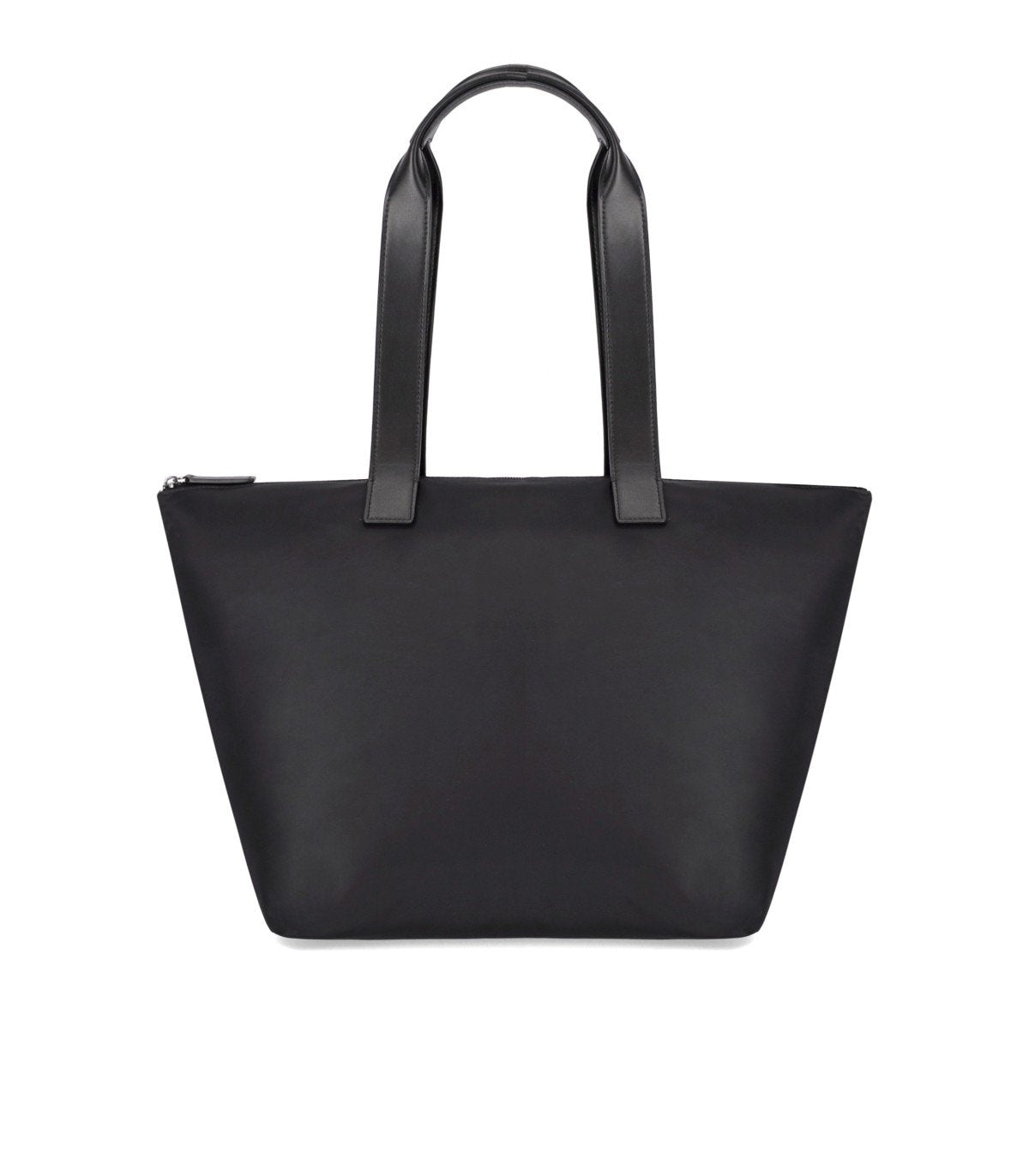EMPORIO ARMANI BLACK NYLON SHOPPING BAG