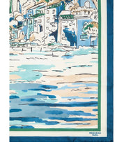 MAX MARA WEEKEND ONESTO BLUE FOULARD SCARF