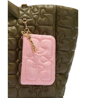 GANNI PINK QUILTED POCHETTE