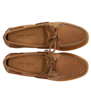 SPERRY PEANUT LEATHER LOAFER