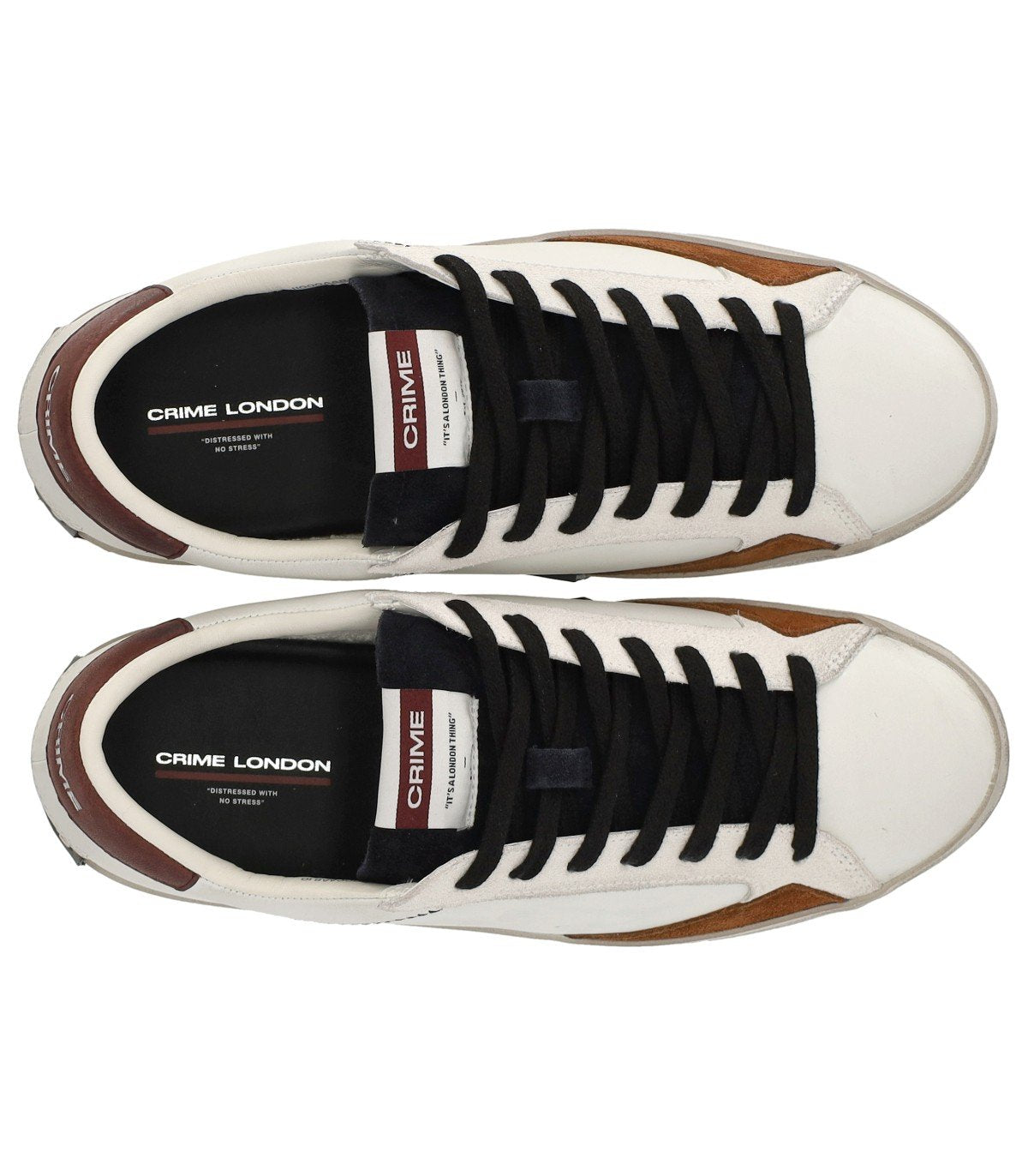 SNEAKER DISTRESSED BIANCA CRIME LONDON