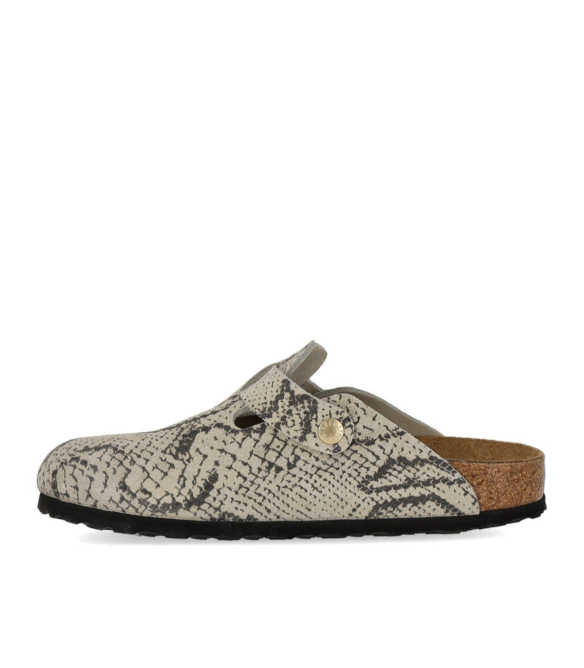 BIRKENSTOCK BOSTON SNAKE OYSTER CLOG