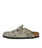 BIRKENSTOCK BOSTON SNAKE OYSTER CLOG