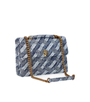 KURT GEIGER KENSINGTON DENIM SHOULDER BAG