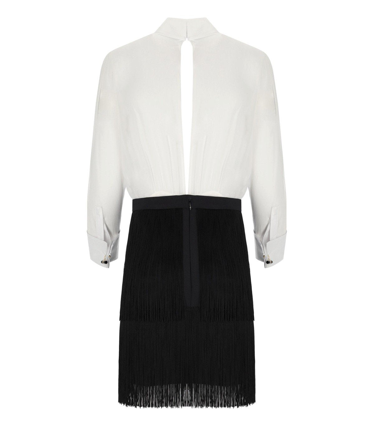 ROBE BLANCHE NOIRE ELISABETTA FRANCHI