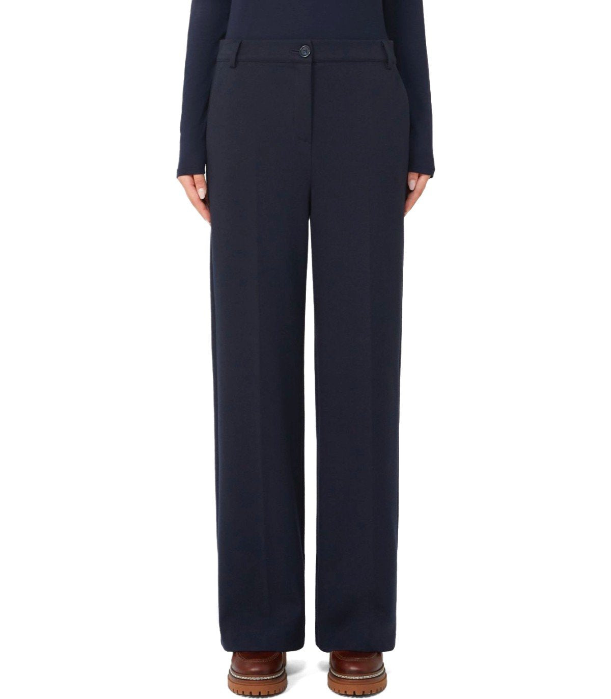 MAX MARA WEEKEND ZELOTA BLUE PANTS