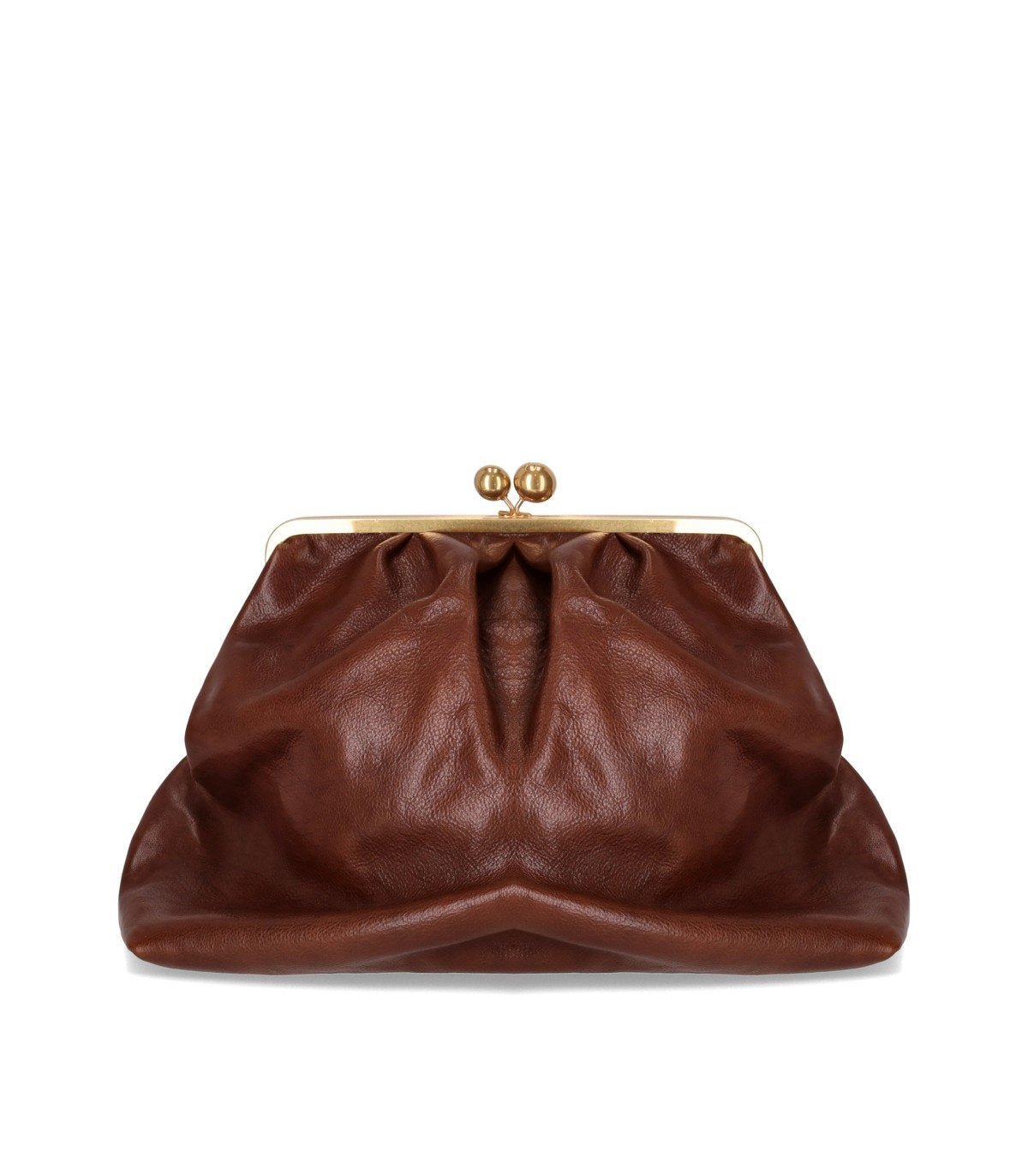 MAX MARA WEEKEND PASTICCINO MIRTE LARGE LICHTBRUINE CLUTCH