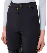 PANTALÓN CON CREMALLERA NEGRO ELISABETTA FRANCHI