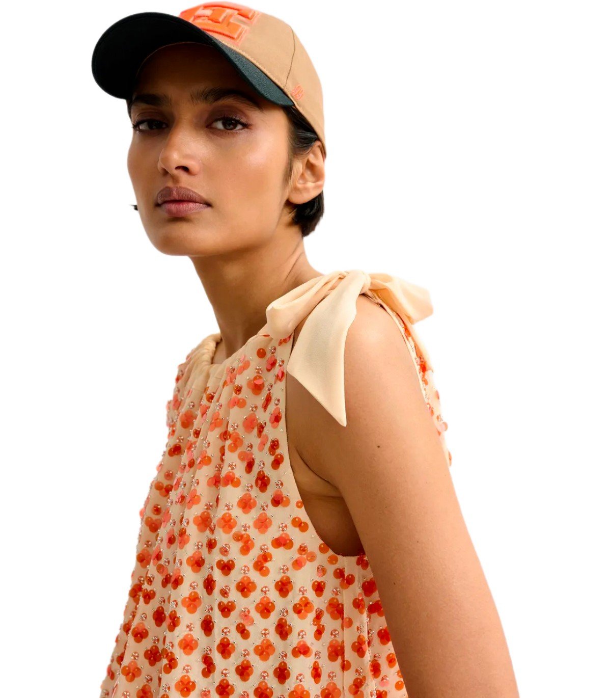 ESSENTIEL ANTWERP JOCELYN ORANGES TOP