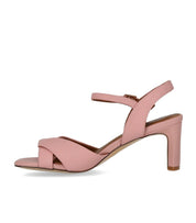 MISS OLIVIA LINDA PINK HEELED SANDAL