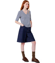 MAX MARA WEEKEND OPZIONE BLUE STRIPED T-SHIRT