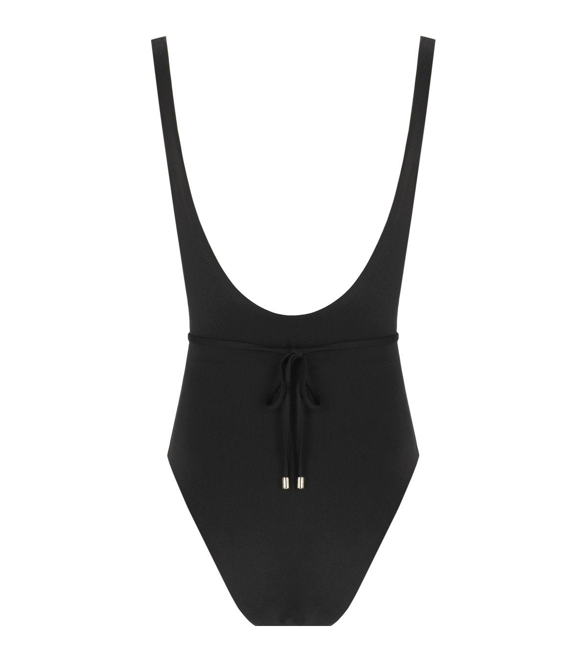 MAX MARA BEACHWEAR CARISMA B-KORBCHEN SCHWARZER BADEANZUG