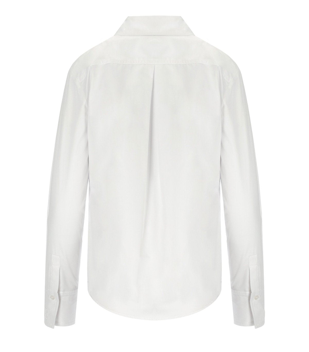 ELISABETTA FRANCHI WEISSES CUT-OUT HEMD