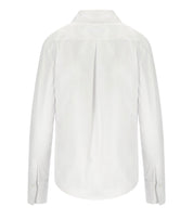 ELISABETTA FRANCHI WEISSES CUT-OUT HEMD