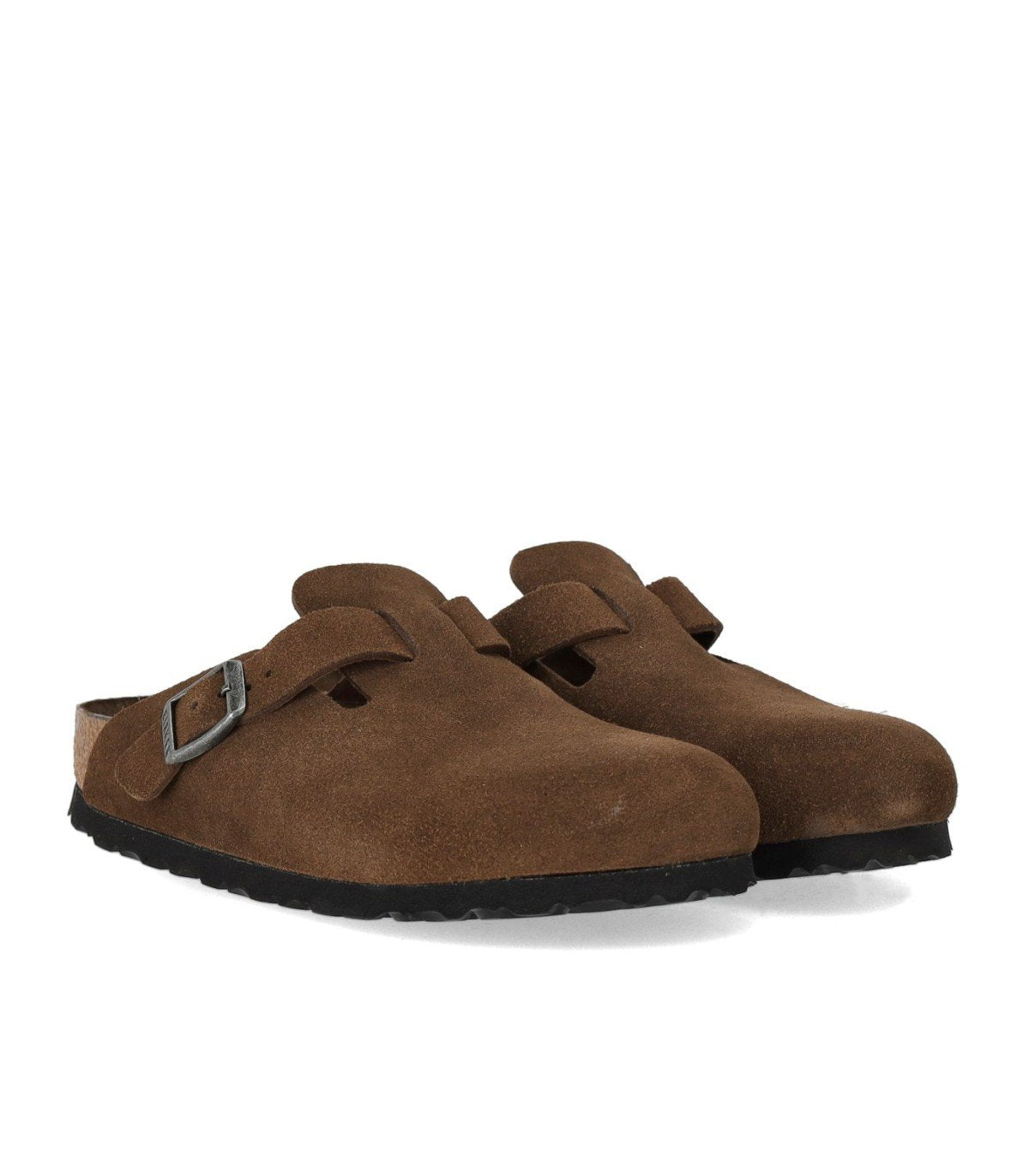 BIRKENSTOCK BOSTON SOFT FOOTBED SUEDE CARAFE TONAL CLOG