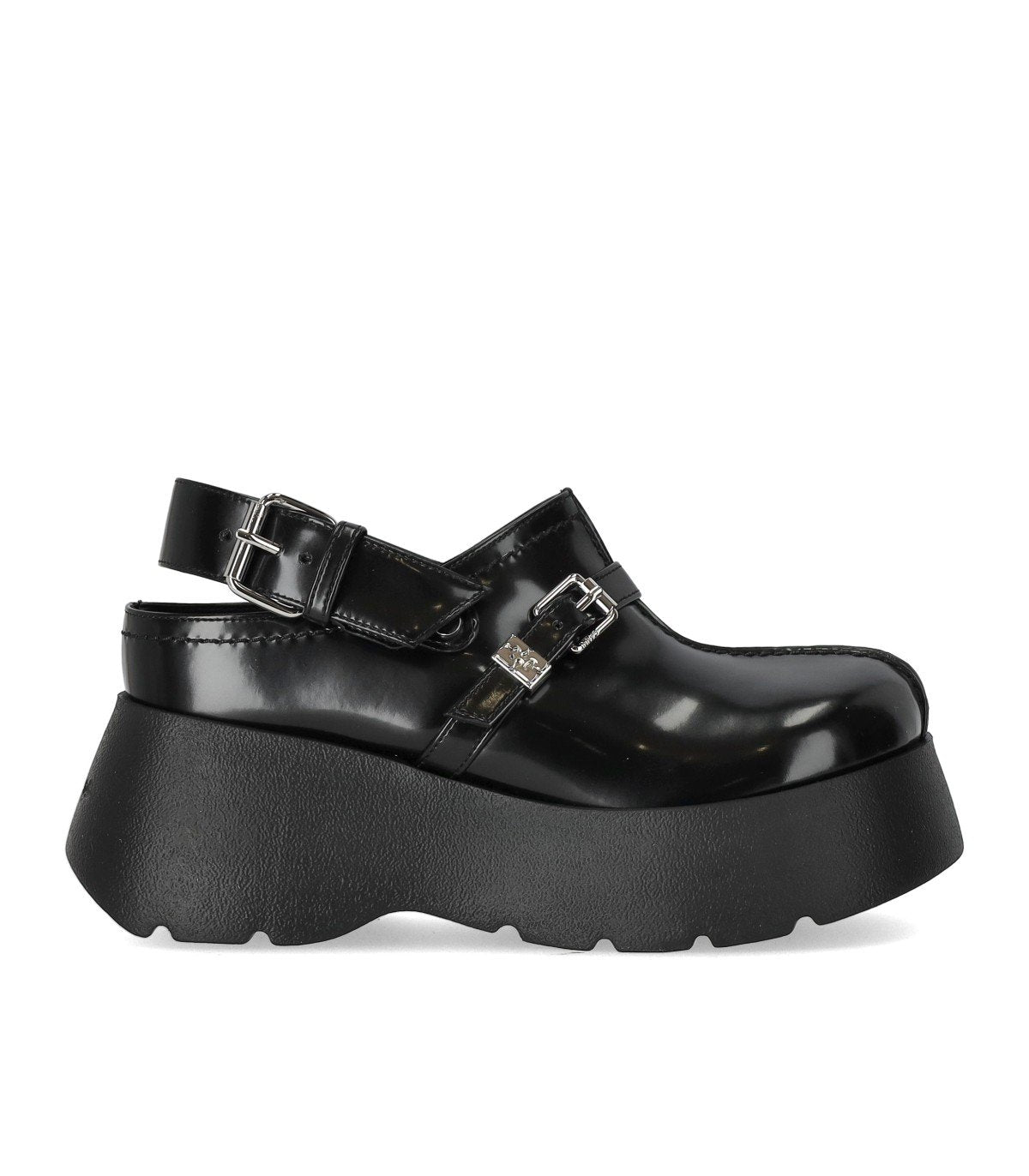 CLOG PLATEFORME NOIR GANNI