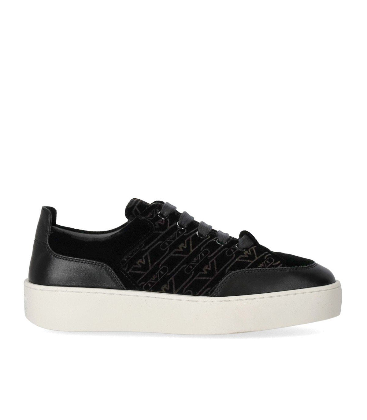 SNEAKER MONOGRAM NERA EMPORIO ARMANI
