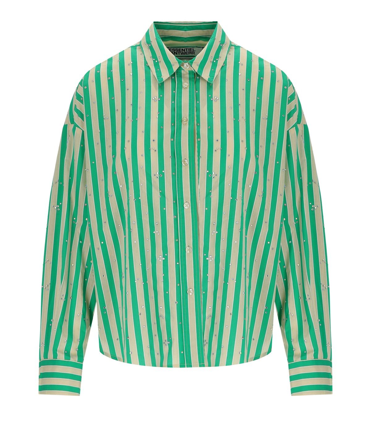 ESSENTIEL ANTWERP JELIEF GRÜNES HEMD