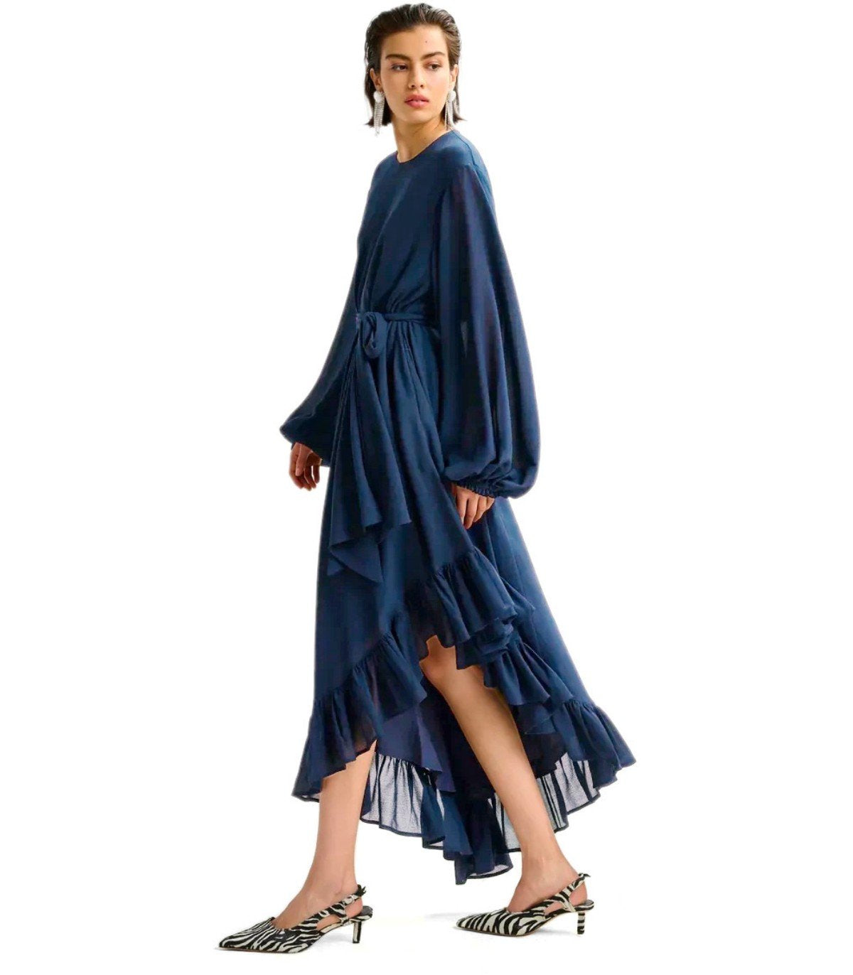 VESTIDO IFLOWER AZUL MARINO ESSENTIEL ANTWERP