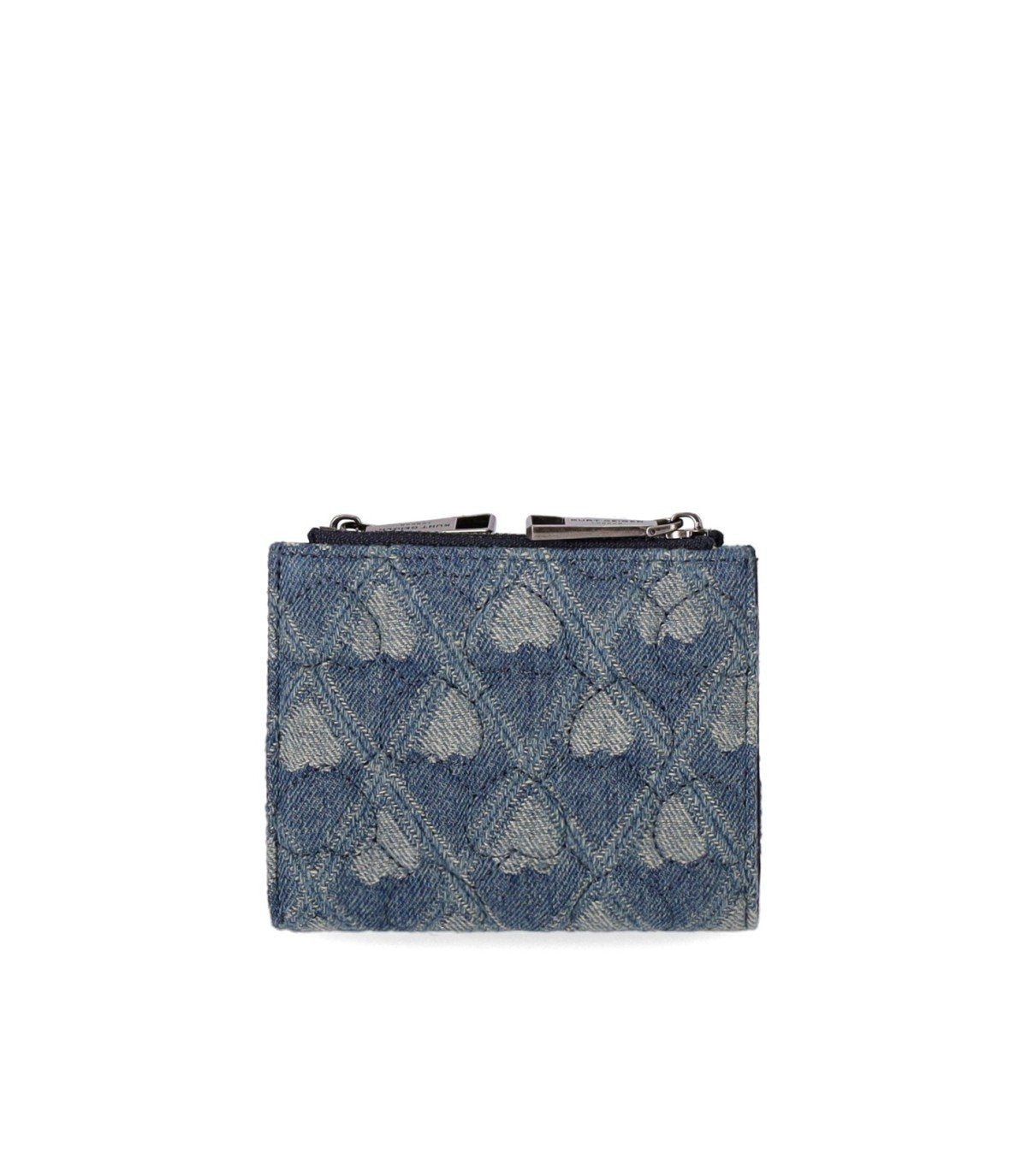 KURT GEIGER KENSINGTON DENIM SMALL BLAUW WALLET