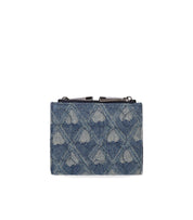 KURT GEIGER KENSINGTON DENIM SMALL BLAUW WALLET
