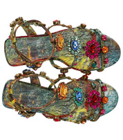 KURT GEIGER GLADIATOR MULTICOLOR HEELED SANDAL