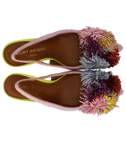 KURT GEIGER POM POM ROZE SLINGBACK PUMP
