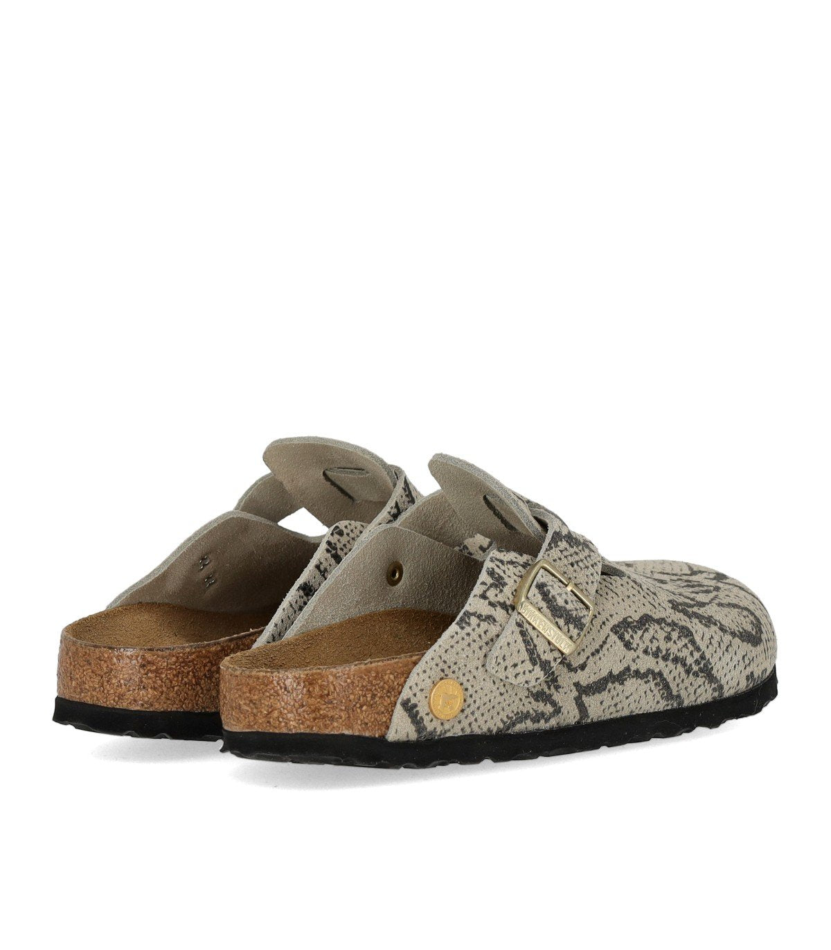 BIRKENSTOCK BOSTON SNAKE OYSTER CLOG
