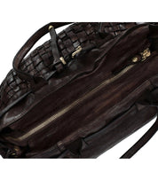 CAMPOMAGGI PENELOPE DARK BROWN SHOPPING BAG