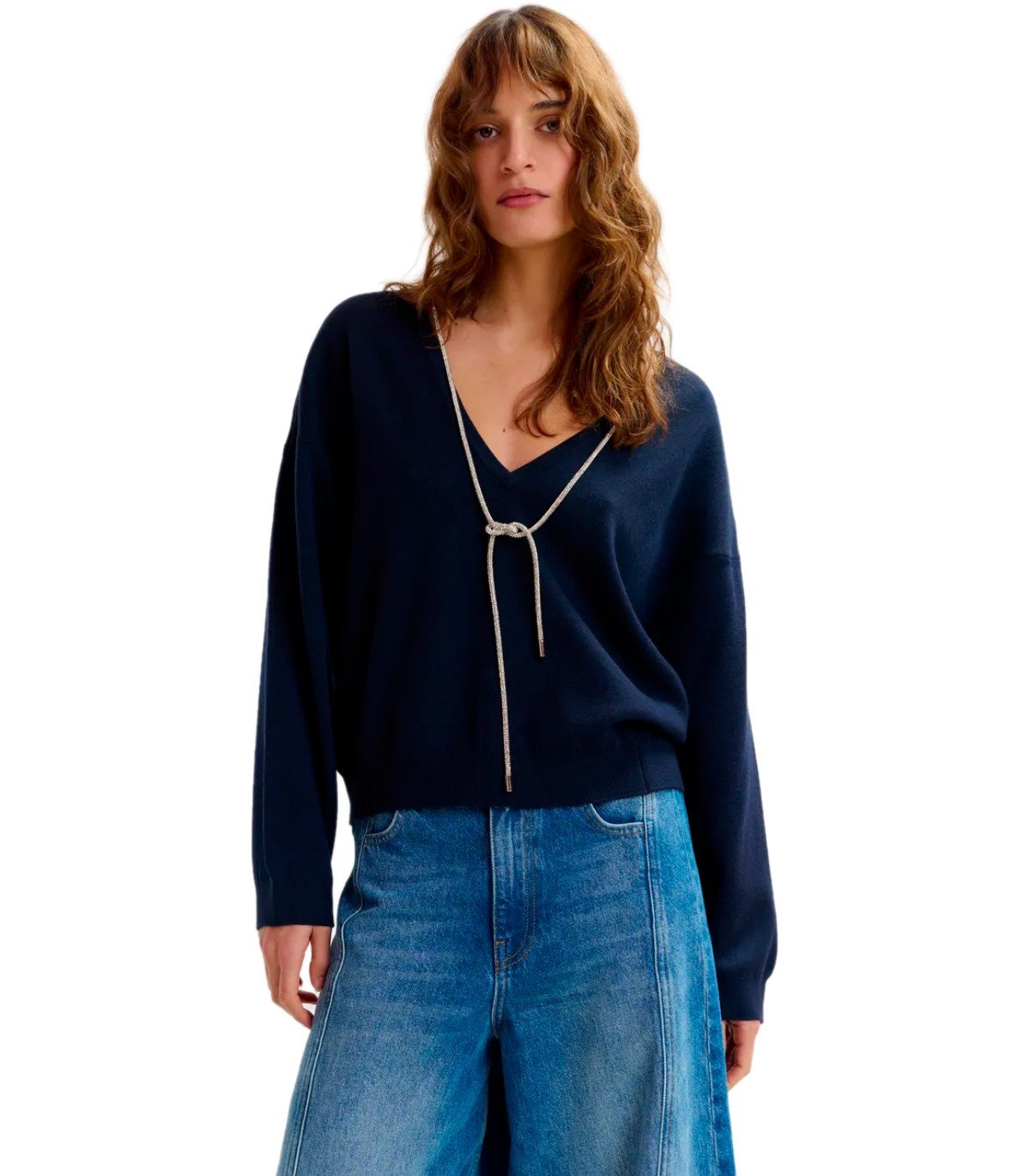 ESSENTIEL ANTWERP JEMINI MARINEBLAUER PULLOVER