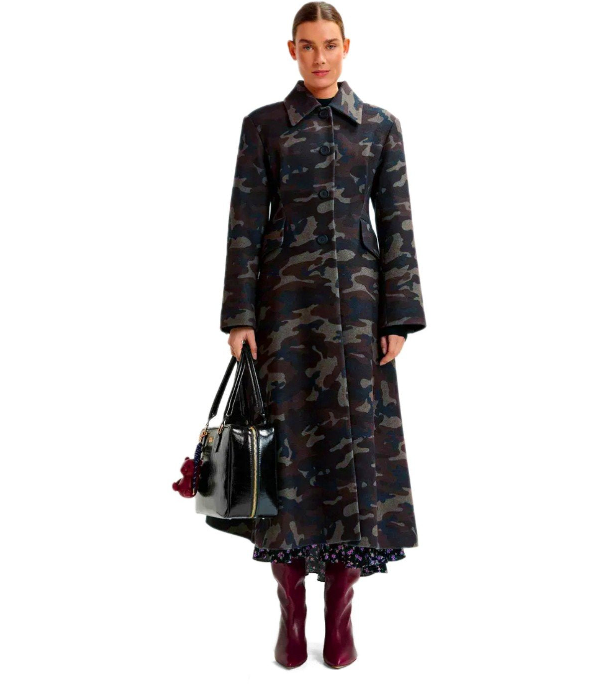 ESSENTIEL ANTWERP IPANEMA CAMOUFLAGE MANTEL