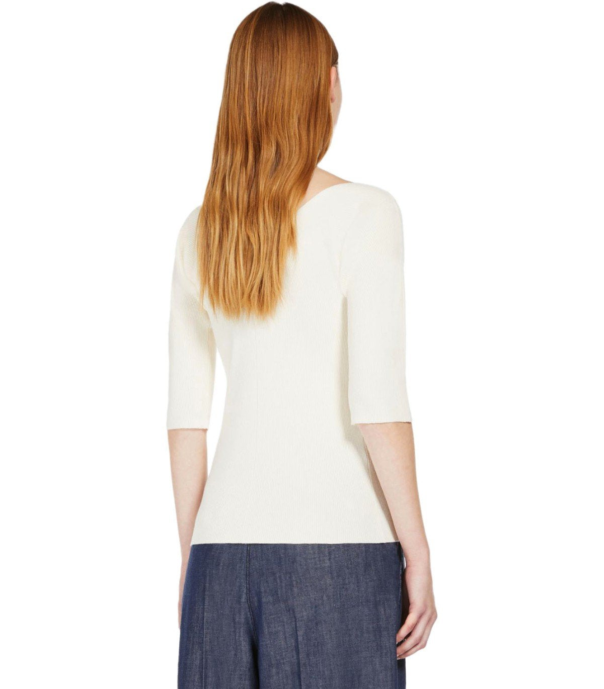 MAX MARA WEEKEND OCEANO ECRU TOP