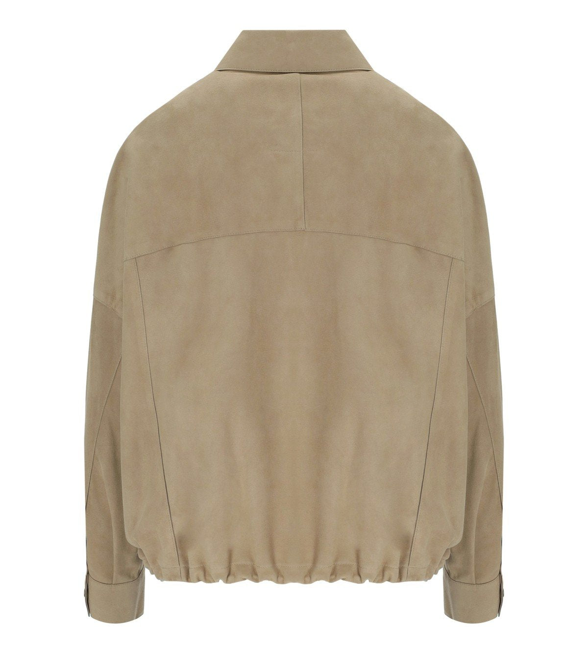 MYSKIN BEIGE SHIRT BOMBER