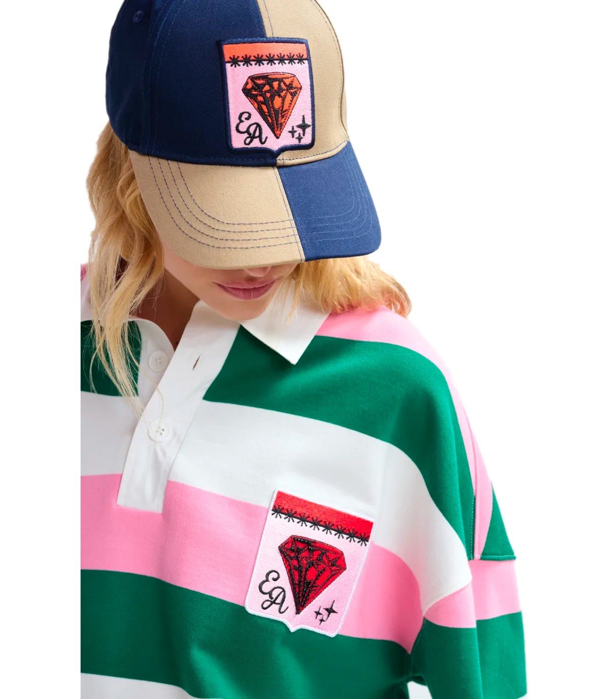 ESSENTIEL ANTWERP JOUEUR STRIPED POLOSHIRT