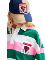 ESSENTIEL ANTWERP JOUEUR STRIPED POLOSHIRT