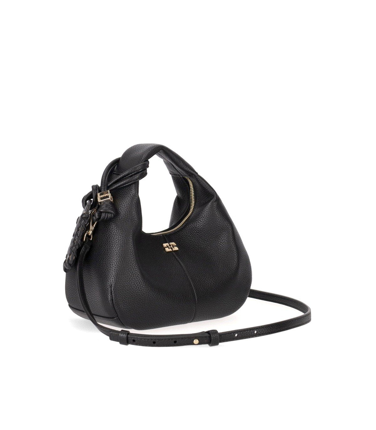 GANNI HOBO MINI BLACK BAG