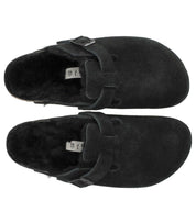 BIRKENSTOCK BOSTON SHEARLING BLACK CLOG