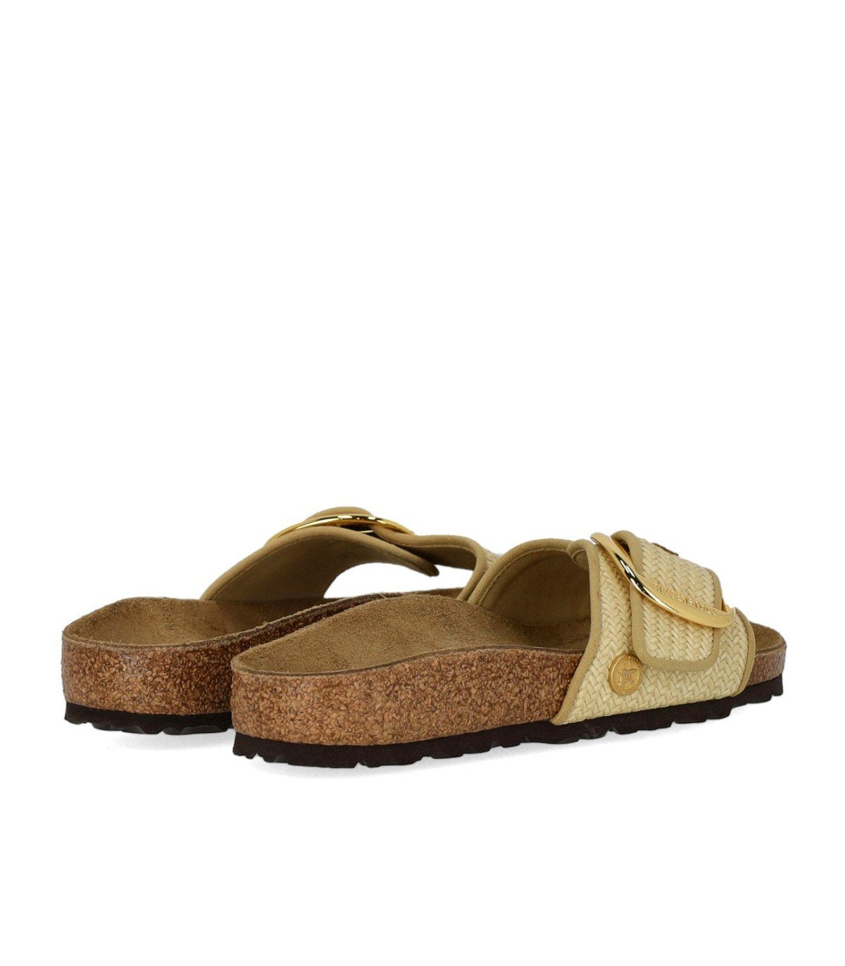 SANDALE MADRID RAFFIA BIG BUCKLE NATURAL BIRKENSTOCK
