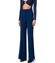 ELISABETTA FRANCHI OLTREMARE SMOKING TROUSER