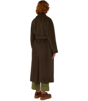 CAPPOTTO CON CINTURA TEMPERA CIOCCOLATO MAX MARA WEEKEND