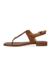 MICHAEL KORS MARCIA BRAUNER ZEHENTRENNER SANDALE